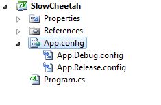 SlowCheetah transform files added