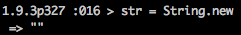 String default constructor